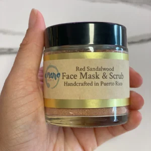 A Mano Studio Red Sandalwood Face Mask & Scrub at Rosita Nail Lounge & Spa in Rincón